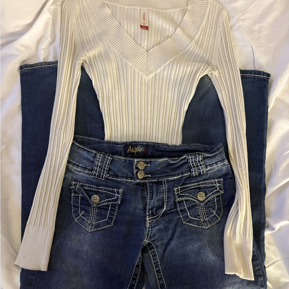 2000s Angles low-rise jeans